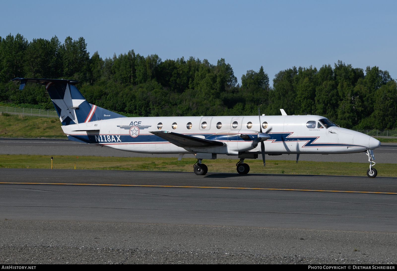 Aircraft Photo of N118AX | Beech 1900C-1 | ACE - Alaska Central Express | AirHistory.net #806929