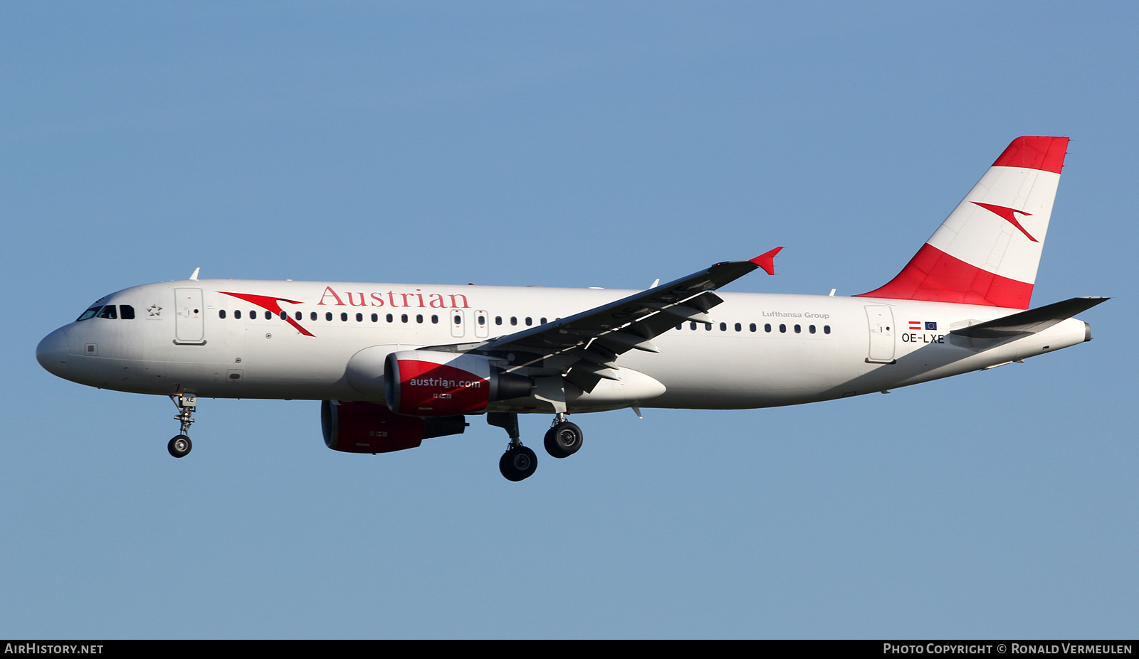Aircraft Photo of OE-LXE | Airbus A320-216 | Austrian Airlines | AirHistory.net #806936