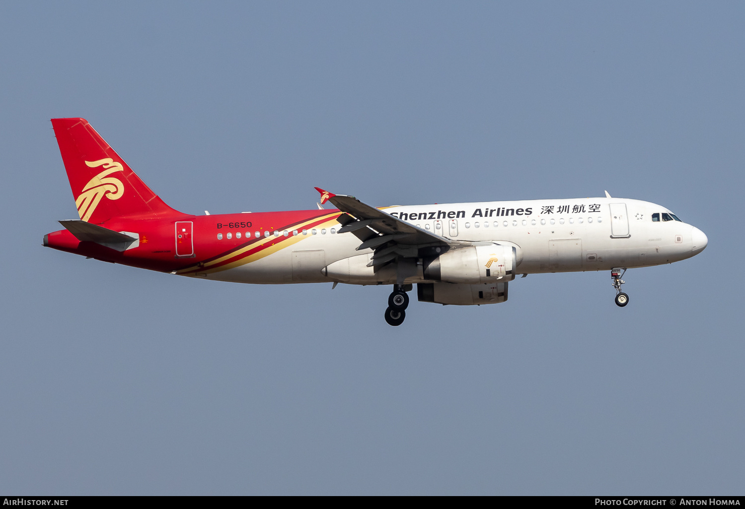 Aircraft Photo of B-6650 | Airbus A320-232 | Shenzhen Airlines | AirHistory.net #806995