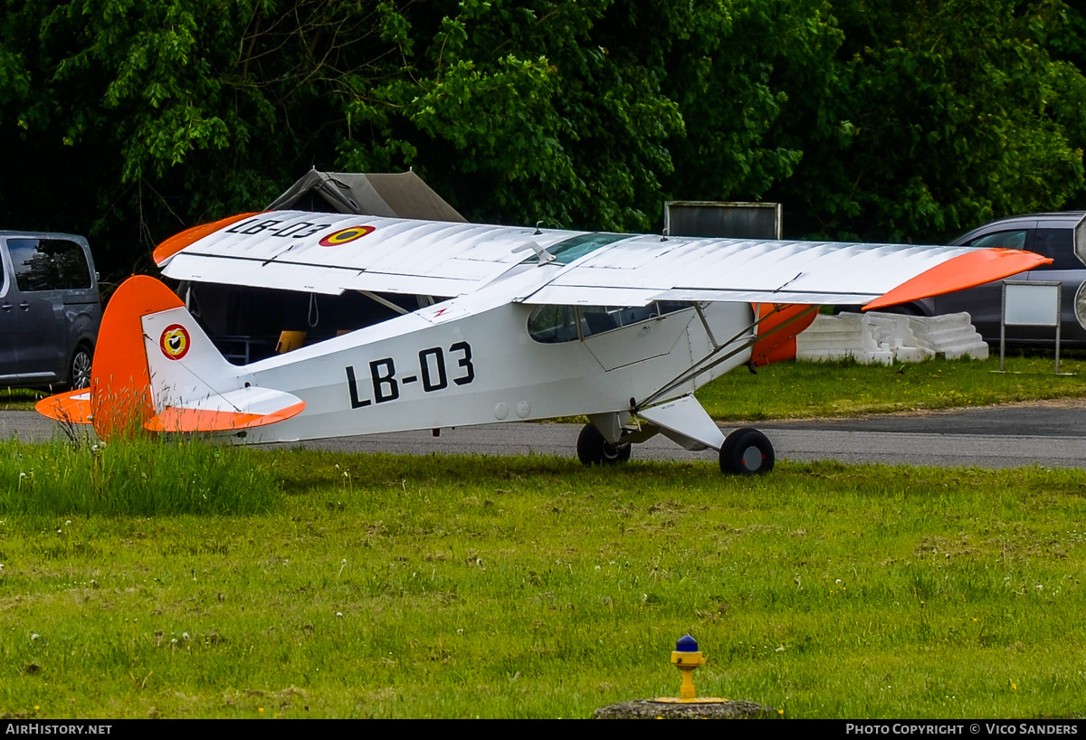 Aircraft Photo of LB-03 | Piper L-21B Super Cub | Belgium - Air Force | AirHistory.net #807019