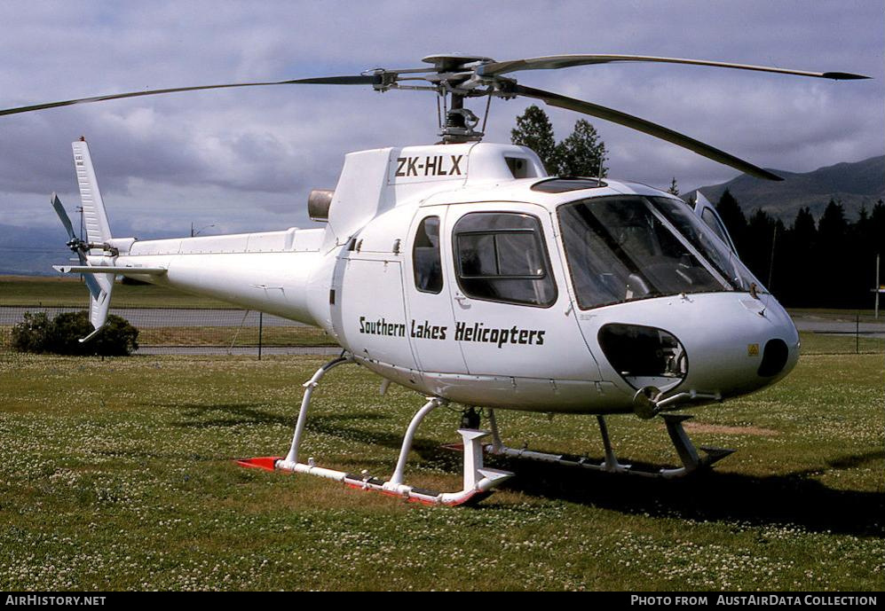 Aircraft Photo of ZK-HLX | Aerospatiale AS-350B Squirrel | Southern Lakes Helicopters | AirHistory.net #807022