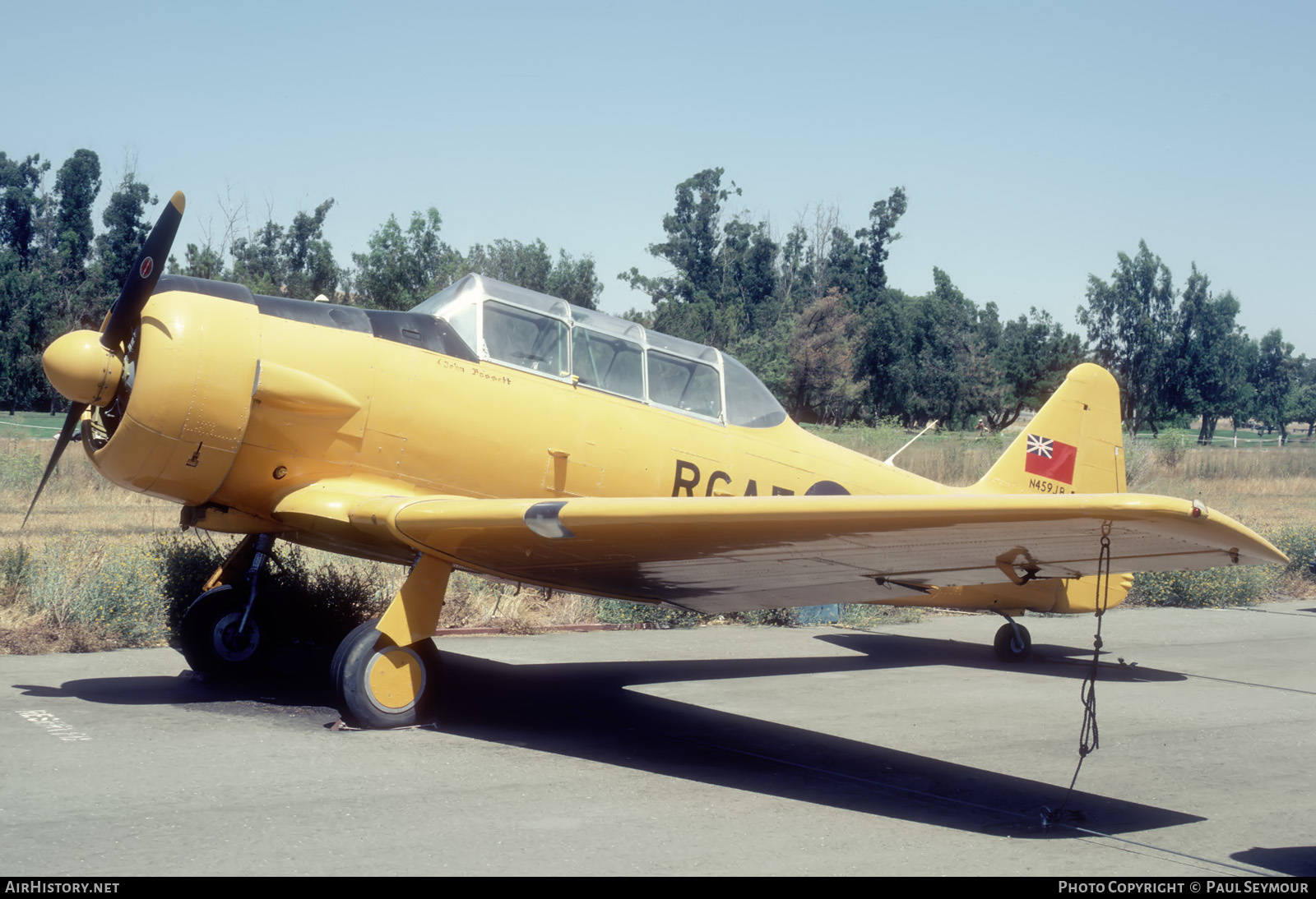 Aircraft Photo of N459JB | North American Harvard Mk4 | Canada - Air Force | AirHistory.net #807046