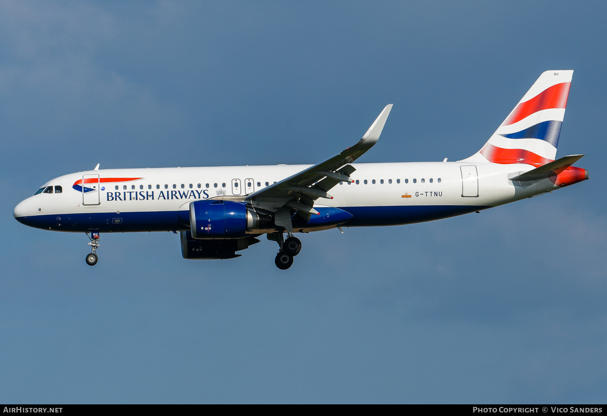 Aircraft Photo of G-TTNU | Airbus A320-251N | British Airways | AirHistory.net #807060