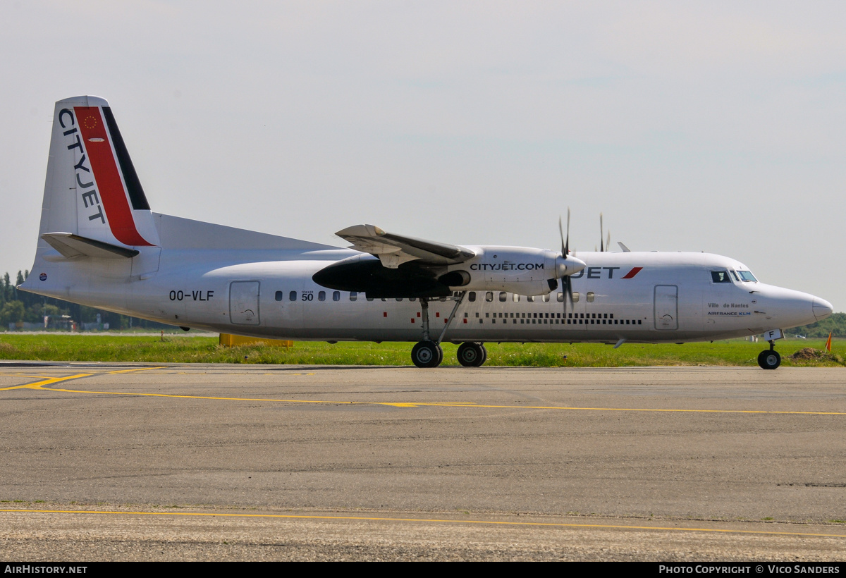 Aircraft Photo of OO-VLF | Fokker 50 | CityJet | AirHistory.net #807065