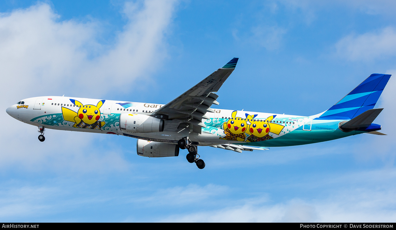 Aircraft Photo of PK-GPY | Airbus A330-343E | Garuda Indonesia | AirHistory.net #807070
