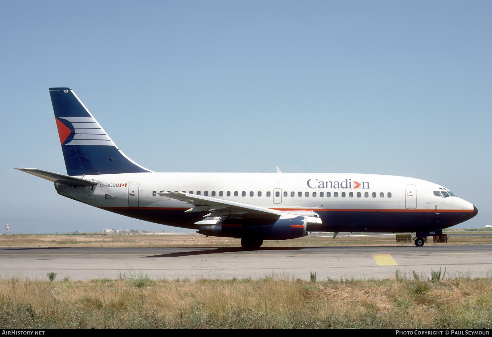 Aircraft Photo of C-GQBB | Boeing 737-296/Adv | Canadian Airlines | AirHistory.net #807102