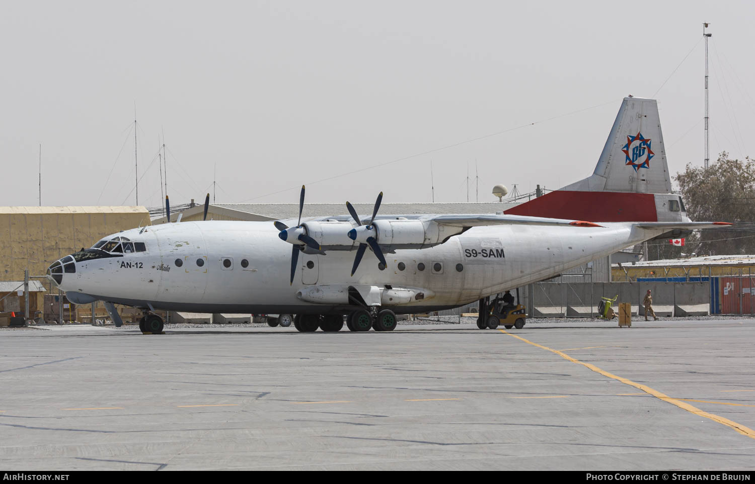 Aircraft Photo of S9-SAM | Antonov An-12BP | British Gulf International Airlines | AirHistory.net #807105