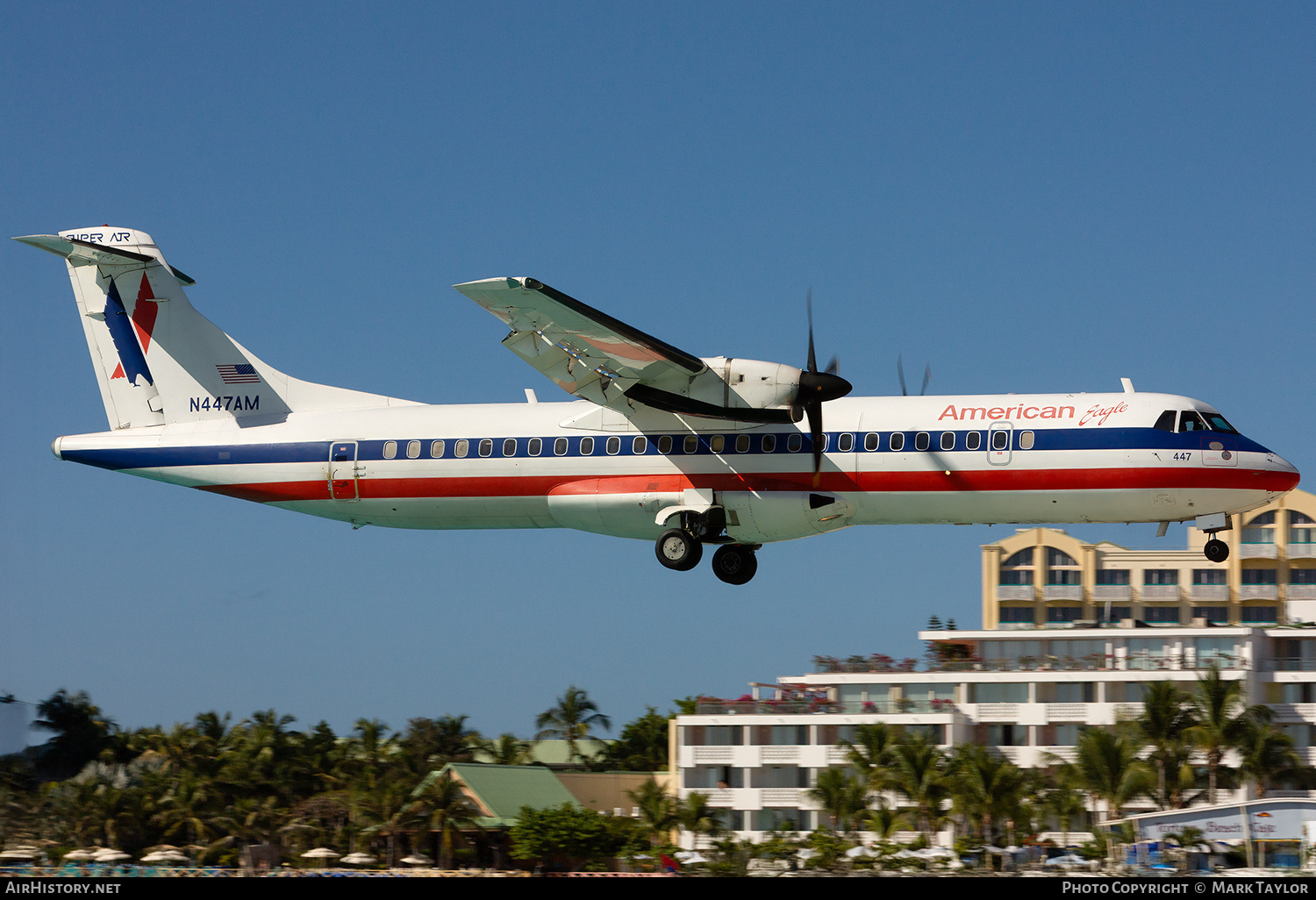 Aircraft Photo of N447AM | ATR ATR-72-212 | American Eagle | AirHistory.net #807109