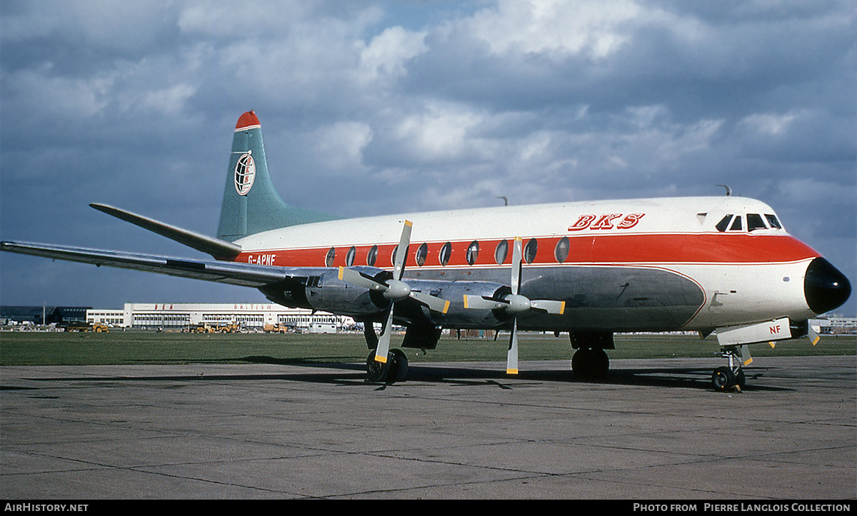 Aircraft Photo of G-APNF | Vickers 745D Viscount | BKS Air Transport | AirHistory.net #807115