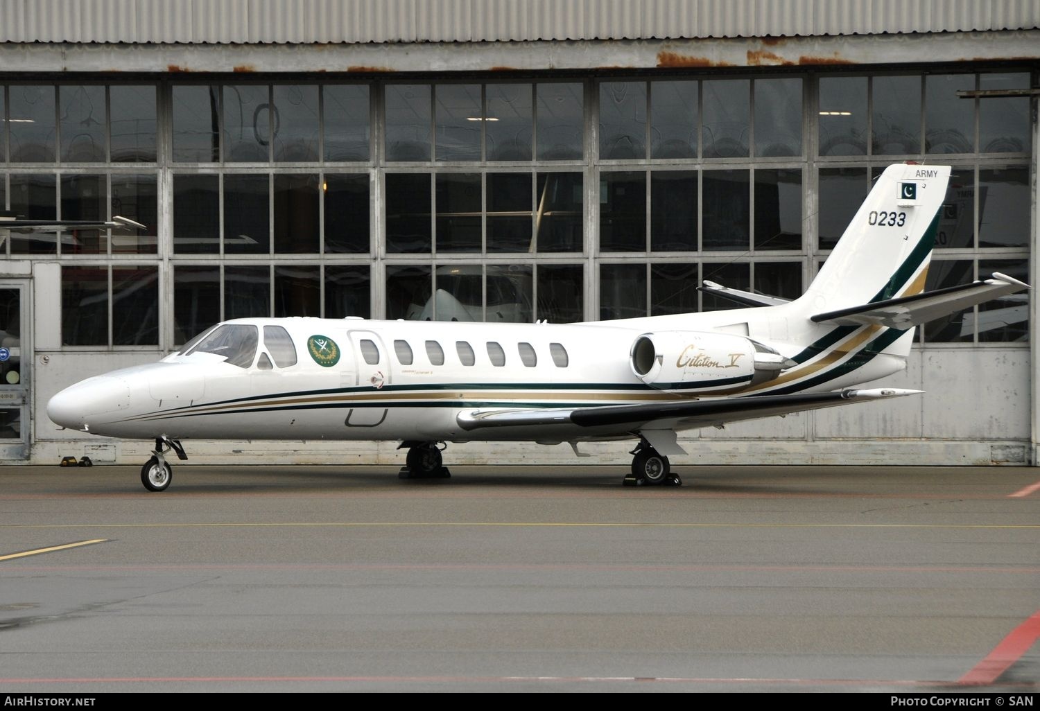 Aircraft Photo of 0233 | Cessna 560 Citation V | Pakistan - Army | AirHistory.net #807154