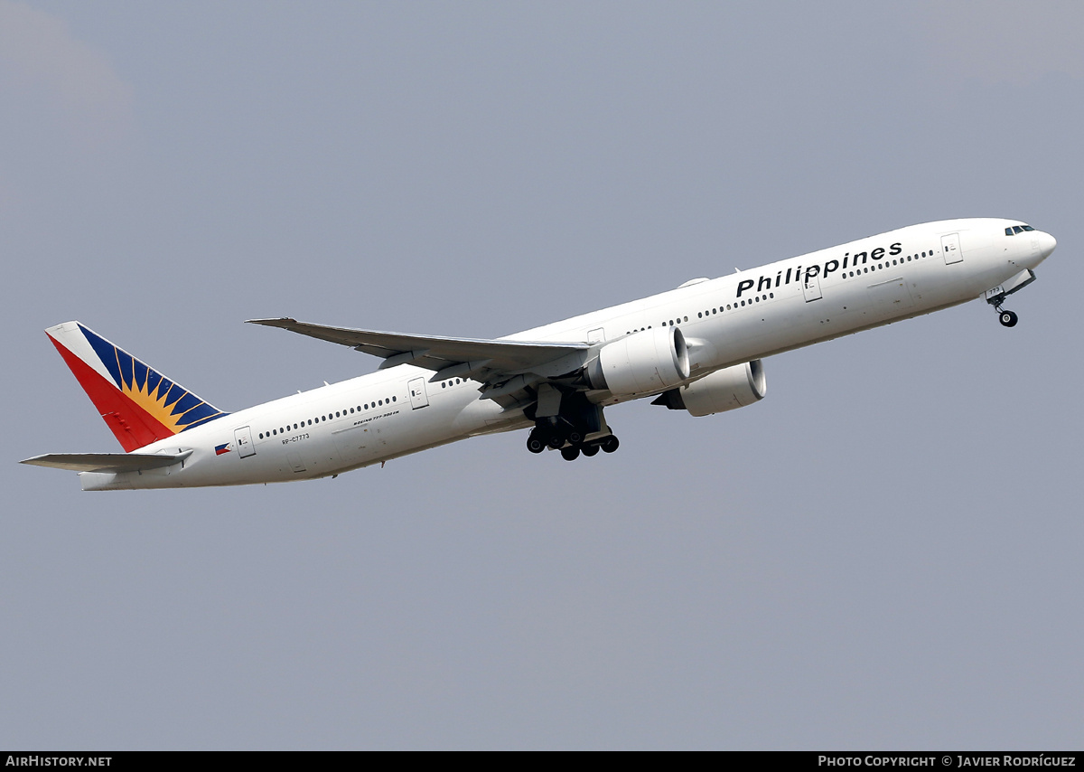 Aircraft Photo of RP-C7773 | Boeing 777-3F6/ER | Philippine Airlines | AirHistory.net #807163
