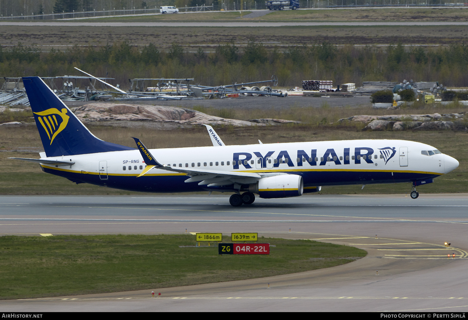 Aircraft Photo of SP-RNG | Boeing 737-8AS | Ryanair | AirHistory.net #807165
