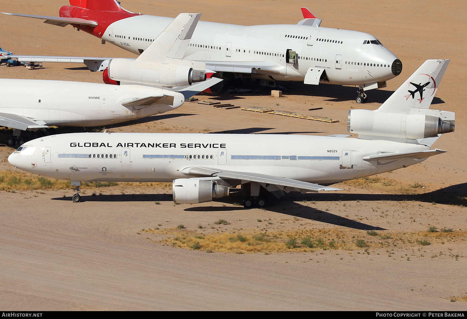 Aircraft Photo of N852V | McDonnell Douglas DC-10-40 | Global Airtanker Service | AirHistory.net #807167