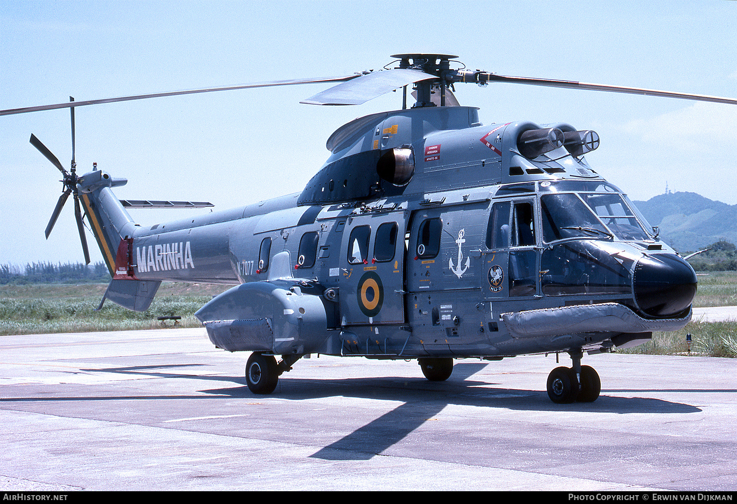 Aircraft Photo of N-7077 | Eurocopter UH-14 Super Puma (AS-532M1) | Brazil - Navy | AirHistory.net #807187
