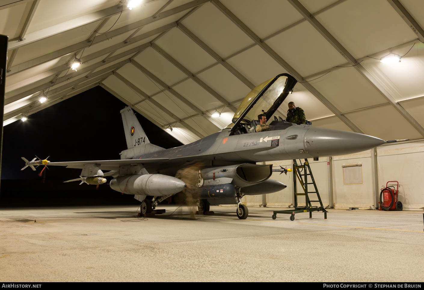 Aircraft Photo of J-874 | General Dynamics F-16AM Fighting Falcon | Netherlands - Air Force | AirHistory.net #807200