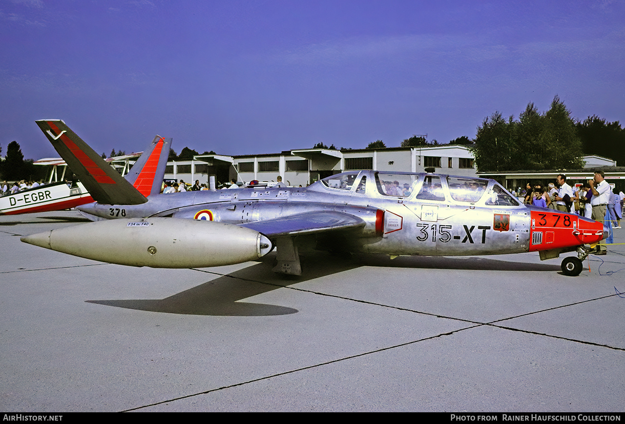 Aircraft Photo of 378 | Fouga CM-170 Magister | France - Air Force | AirHistory.net #807205