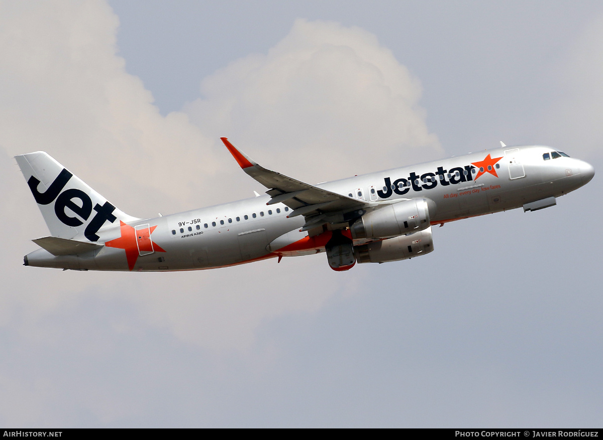 Aircraft Photo of 9V-JSR | Airbus A320-232 | Jetstar Airways | AirHistory.net #807217