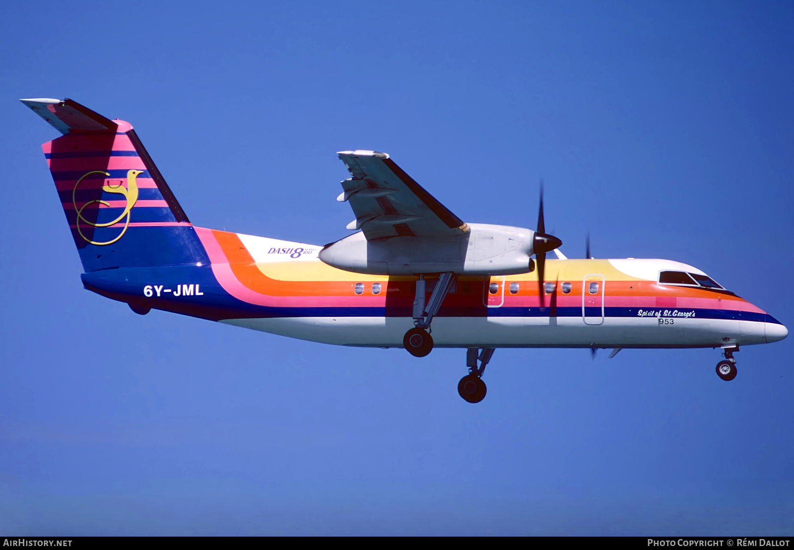 Aircraft Photo of 6Y-JML | Bombardier DHC-8-103BQ Dash 8 | Air Jamaica Express | AirHistory.net #807218