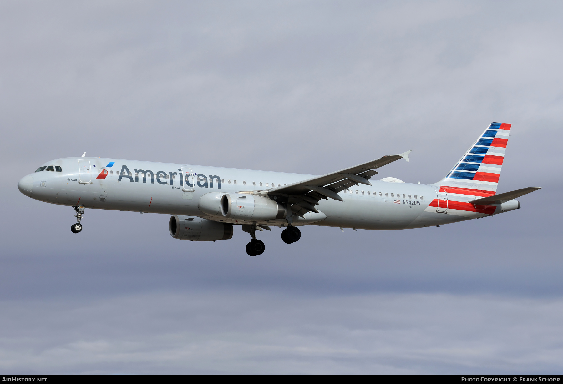 Aircraft Photo of N542UW | Airbus A321-231 | American Airlines | AirHistory.net #807243