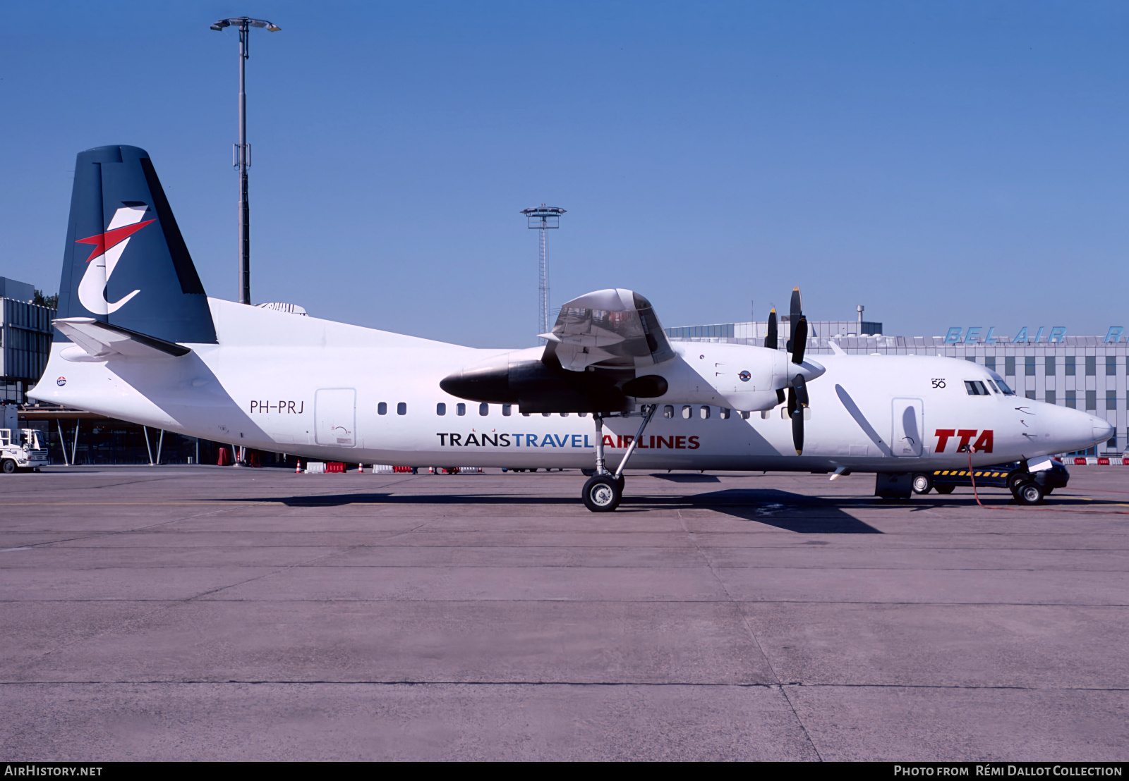 Aircraft Photo of PH-PRJ | Fokker 50 | TransTravel Airlines - TTA | AirHistory.net #807248