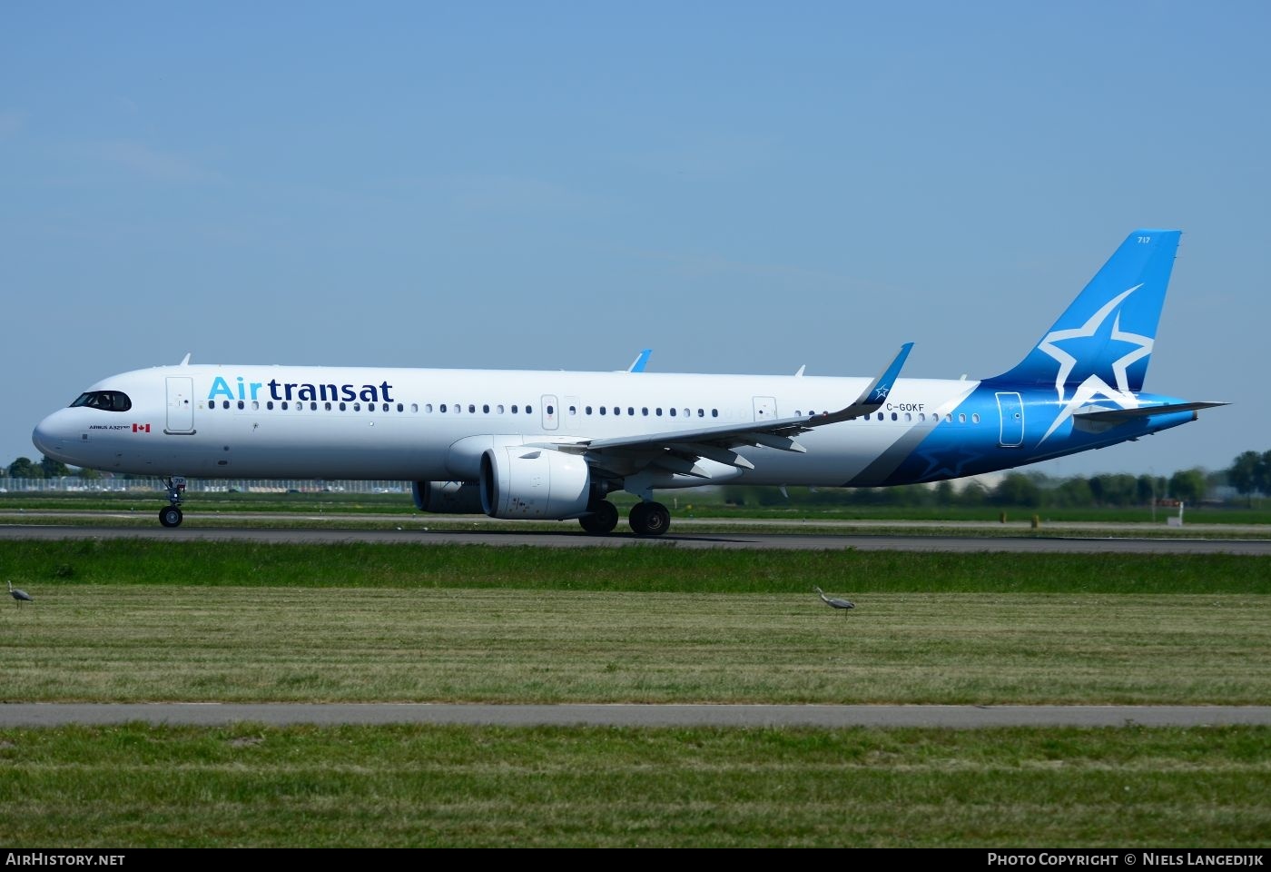 Aircraft Photo of C-GOKF | Airbus A321-271NX | Air Transat | AirHistory.net #807251