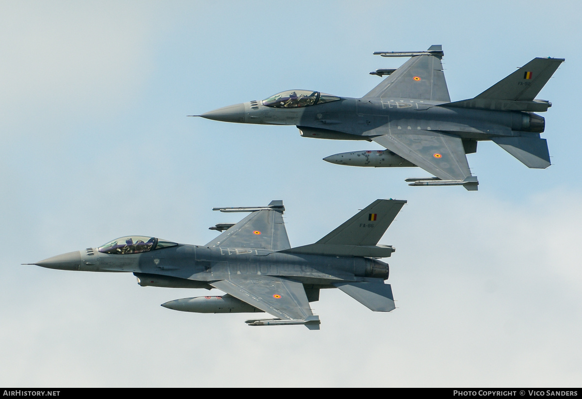 Aircraft Photo of FA-92 | General Dynamics F-16AM Fighting Falcon | Belgium - Air Force | AirHistory.net #807269
