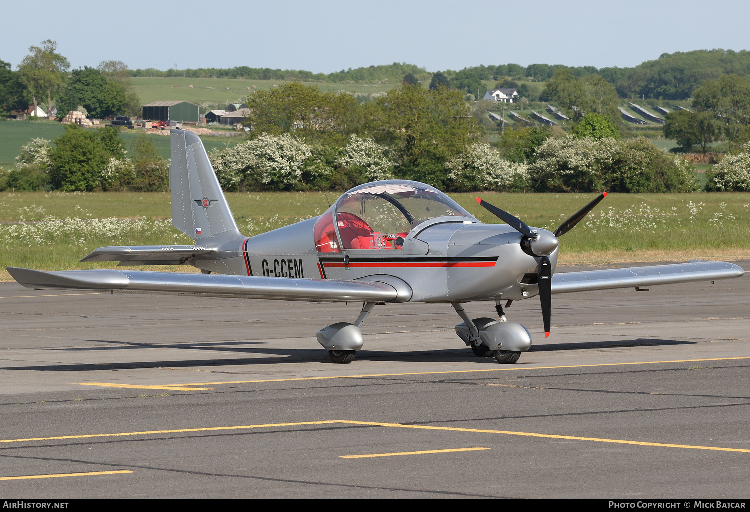 Aircraft Photo of G-CCEM | Evektor-Aerotechnik EV-97A Eurostar | AirHistory.net #807285