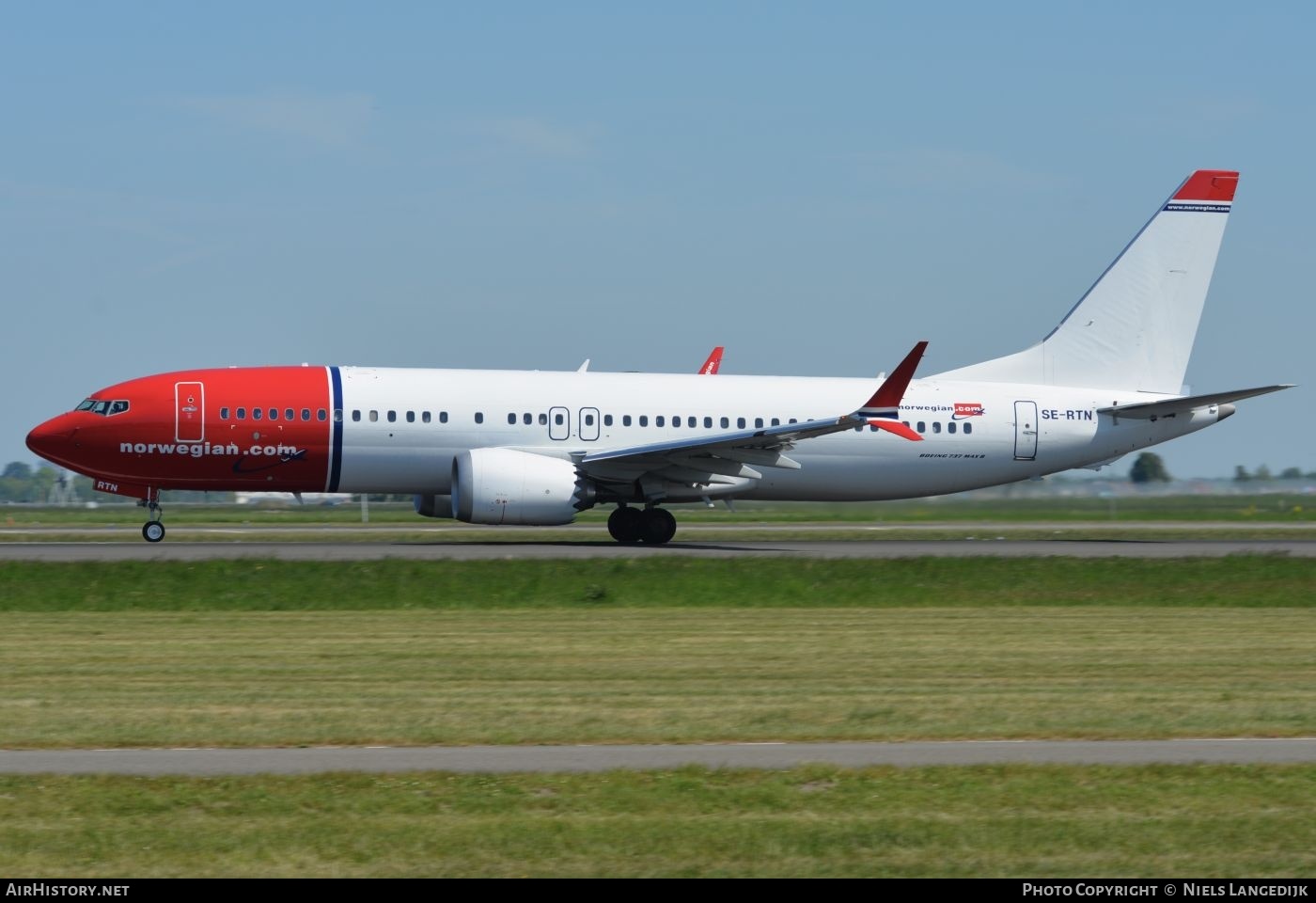 Aircraft Photo of SE-RTN | Boeing 737-8 Max 8 | Norwegian | AirHistory.net #807286