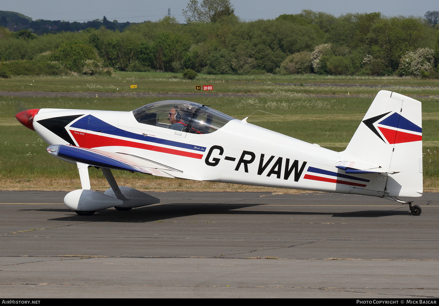 Aircraft Photo of G-RVAW | Van's RV-6 | AirHistory.net #807313
