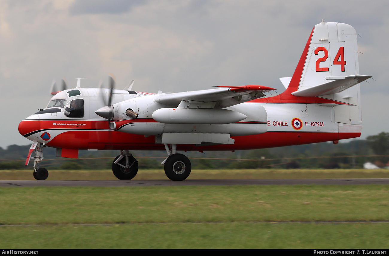 Aircraft Photo of F-AYKM | Conair S-2T Turbo Firecat | Sécurité Civile | AirHistory.net #807329