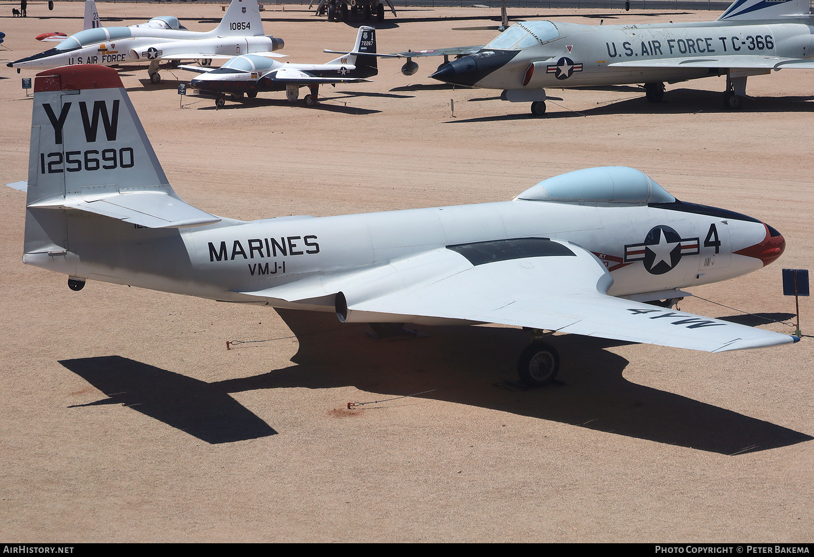 Aircraft Photo of 125690 | McDonnell F2H-2P Banshee | USA - Marines | AirHistory.net #807332