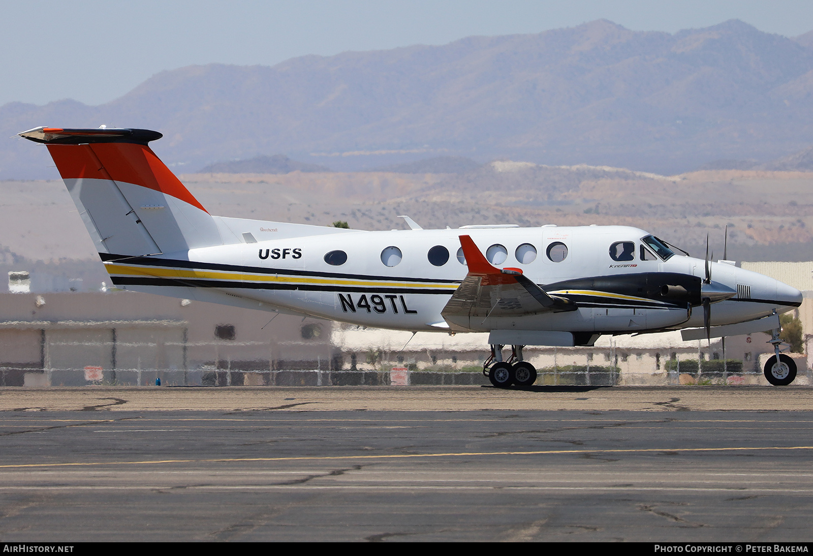 Aircraft Photo of N49TL | Textron B200GT King Air 250 | USFS - US Forest Service | AirHistory.net #807335