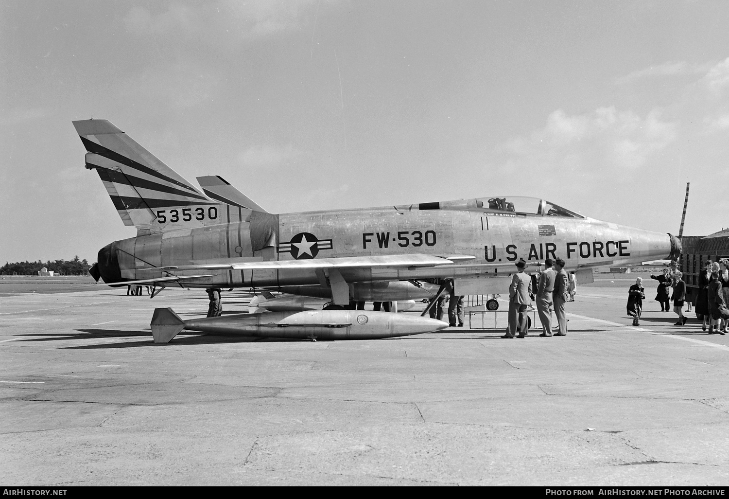Aircraft Photo of 55-3530 / 53530 | North American F-100D Super Sabre | USA - Air Force | AirHistory.net #807337