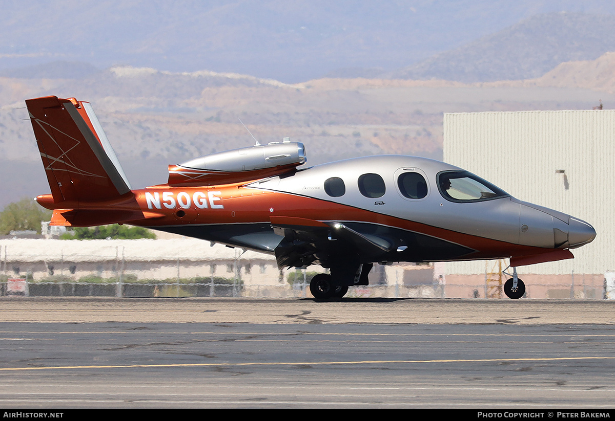 Aircraft Photo of N50GE | Cirrus SF-50 Vision G2+ Arrivee | AirHistory.net #807338