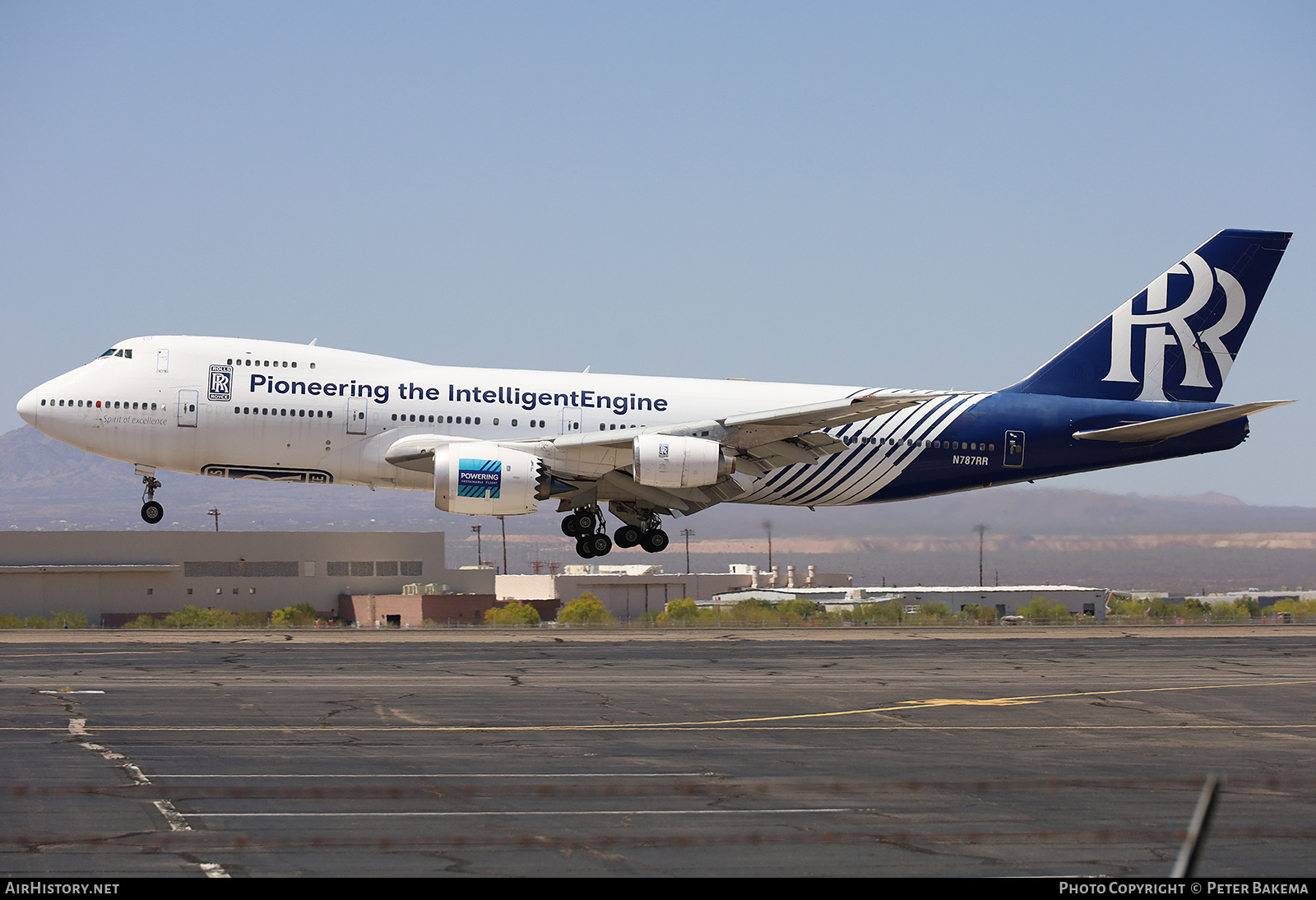 Aircraft Photo of N787RR | Boeing 747-267B | Rolls-Royce | AirHistory.net #807350