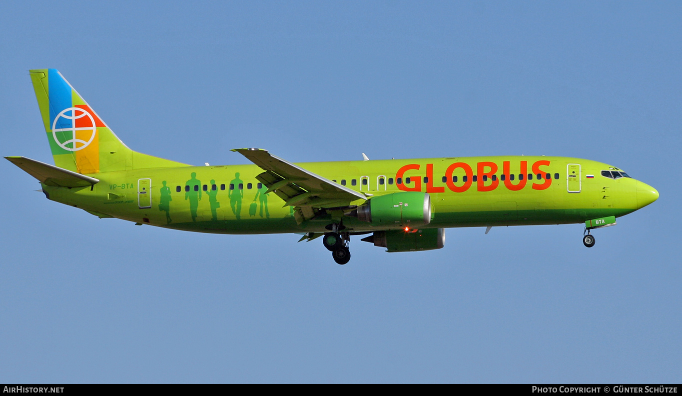 Aircraft Photo of VP-BTA | Boeing 737-4Q8 | Globus | AirHistory.net #807357