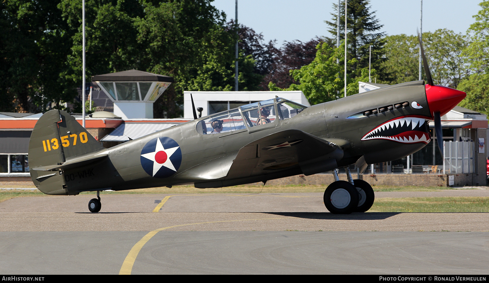 Aircraft Photo of OO-WHK / 113570 | Curtiss P-40E Warhawk | USA - Air Force | AirHistory.net #807358