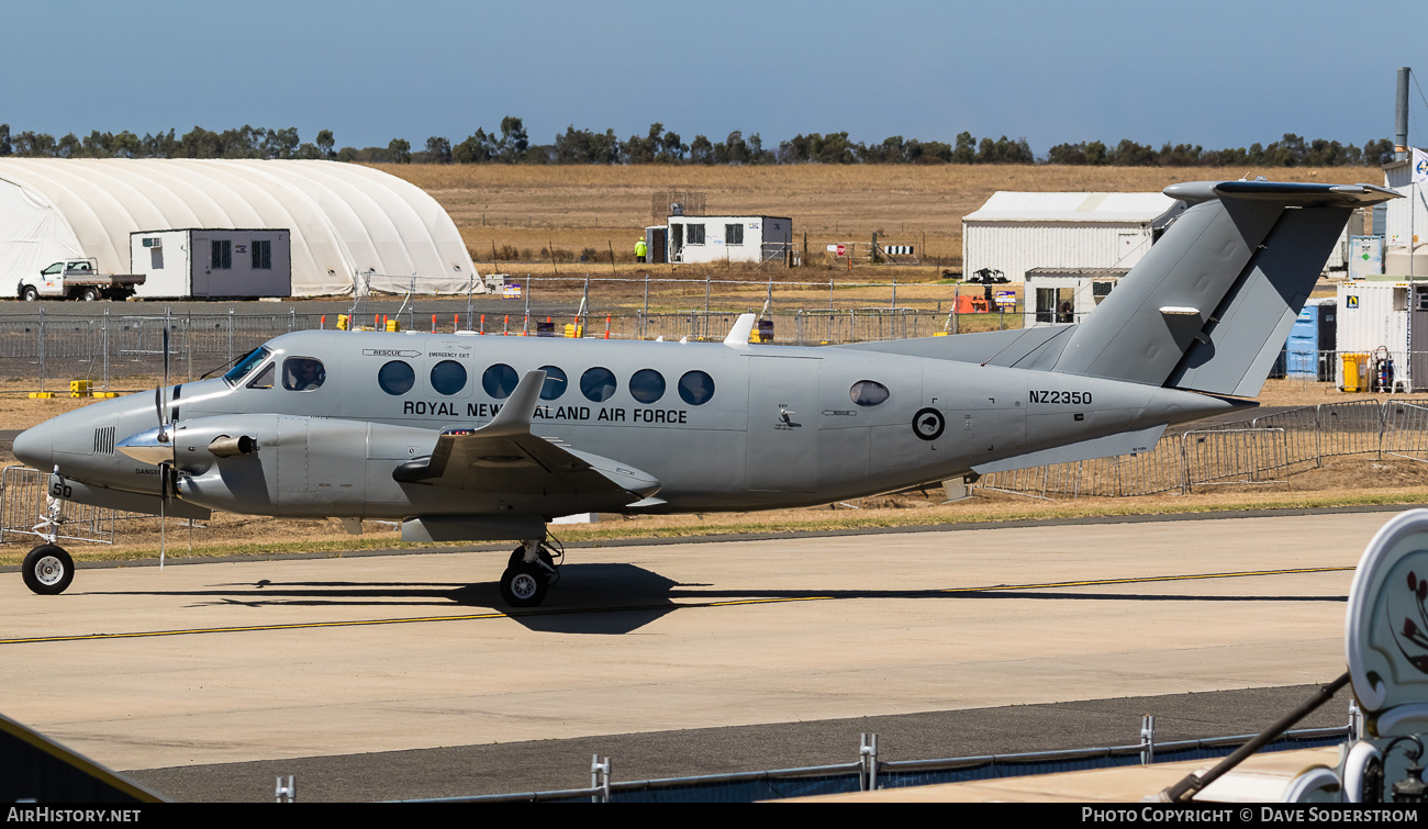 Aircraft Photo of NZ2350 | Beechcraft 350CER King Air (B300C) | New Zealand - Air Force | AirHistory.net #807364