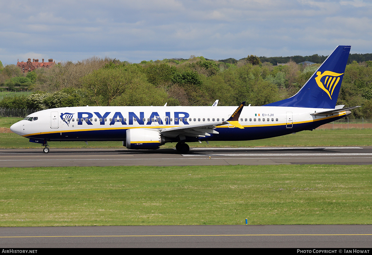Aircraft Photo of EI-IJH | Boeing 737-8200 Max 200 | Ryanair | AirHistory.net #807433