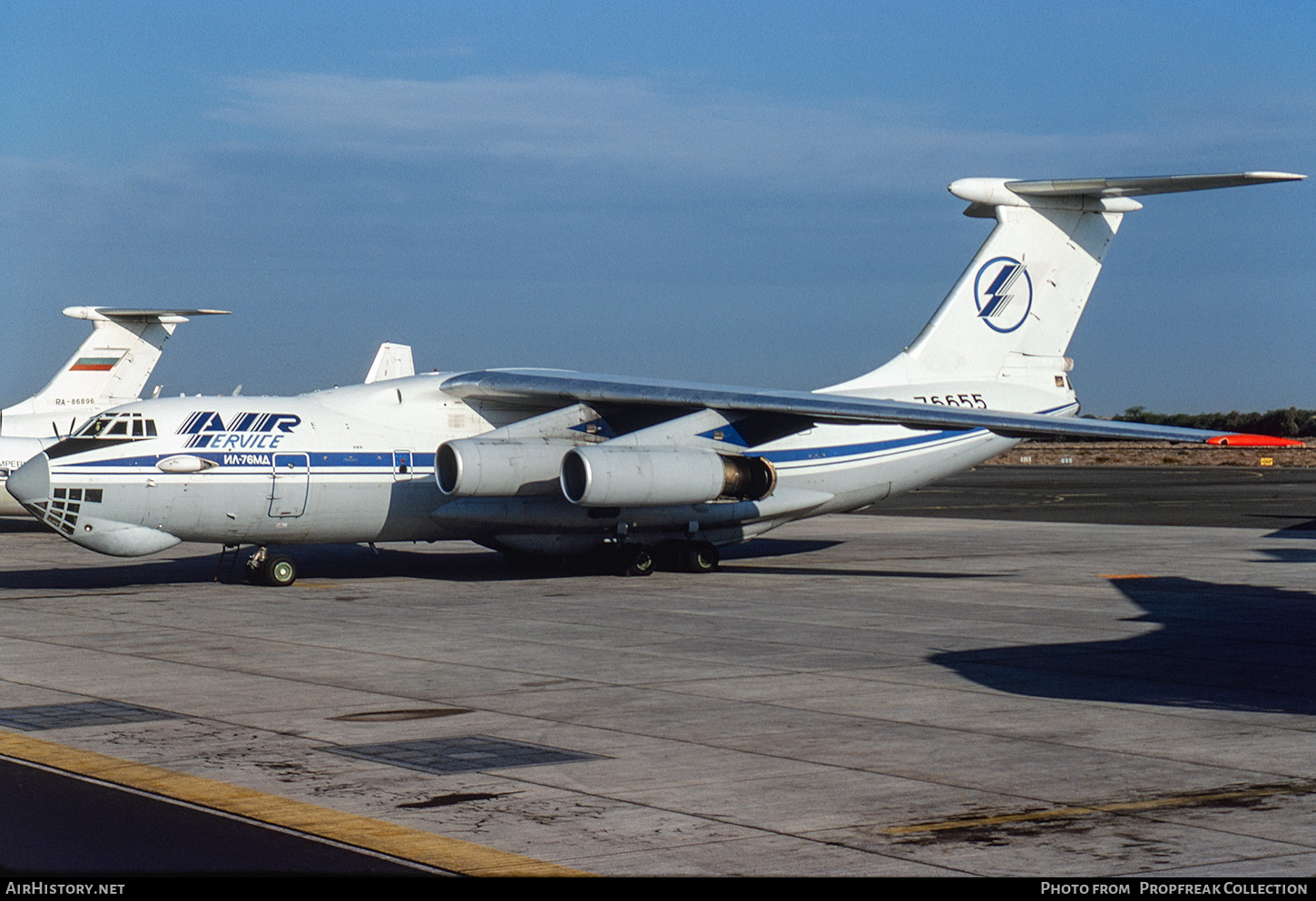 Aircraft Photo of UR-76655 | Ilyushin Il-76MD | Air Service | AirHistory.net #807447