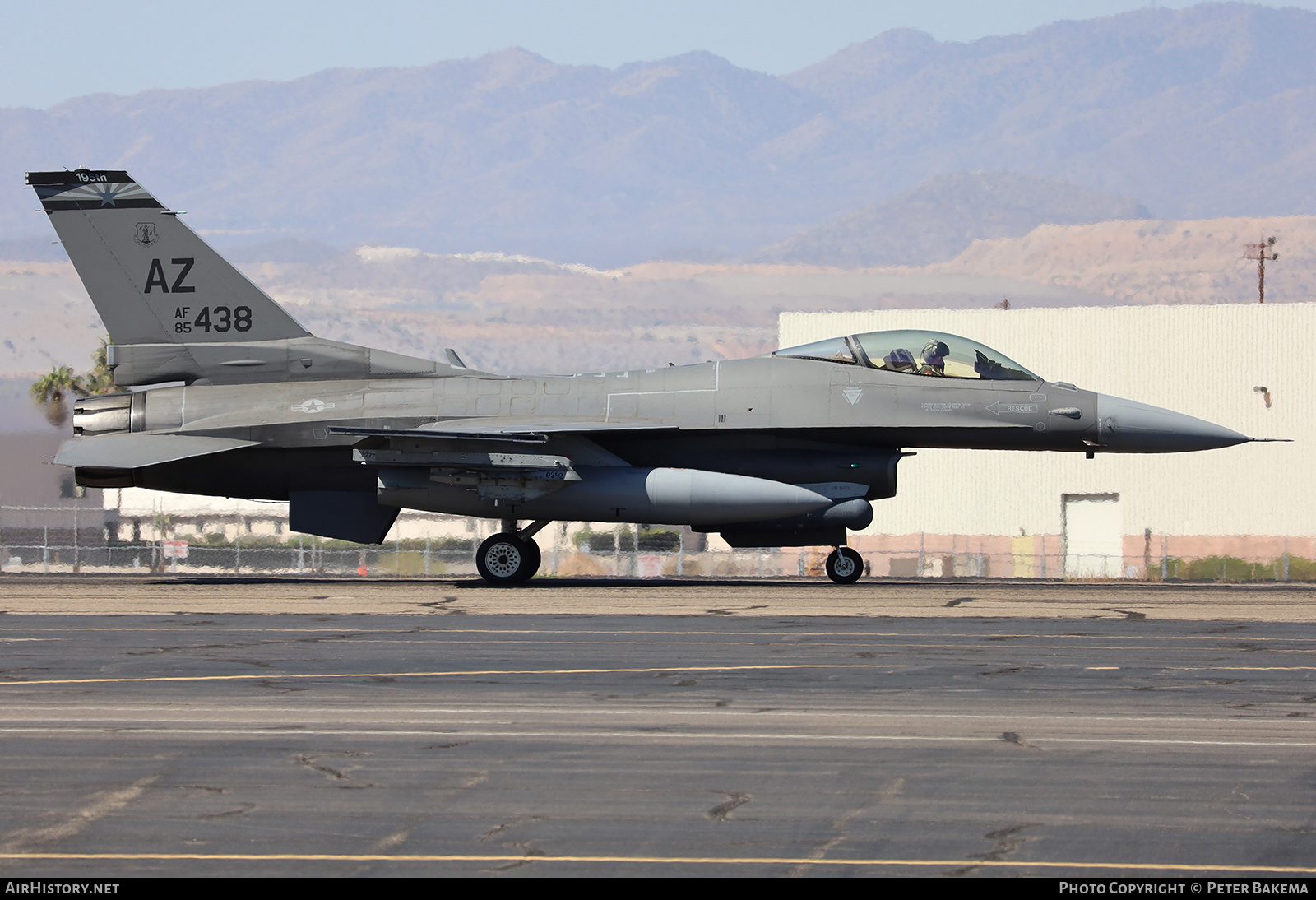 Aircraft Photo of 85-1438 / AF85438 | General Dynamics F-16C Fighting Falcon | USA - Air Force | AirHistory.net #807463