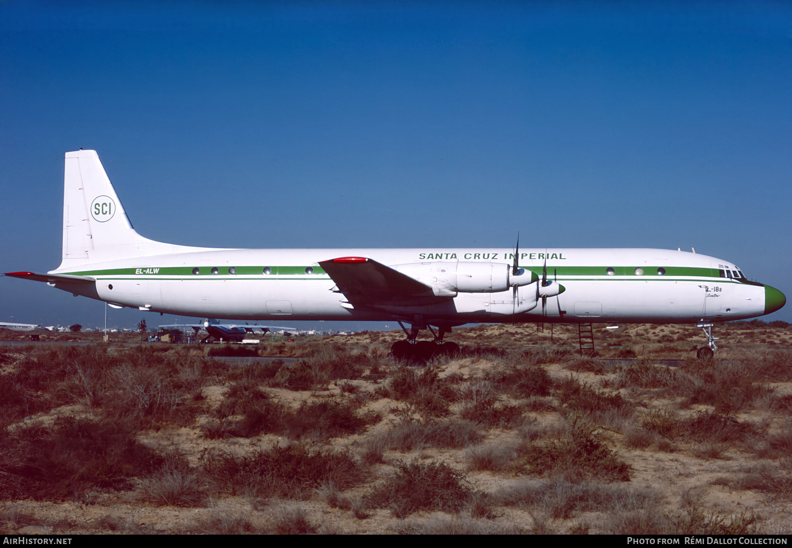 Aircraft Photo of EL-ALW | Ilyushin Il-18V | Santa Cruz Imperial - SCI | AirHistory.net #807486