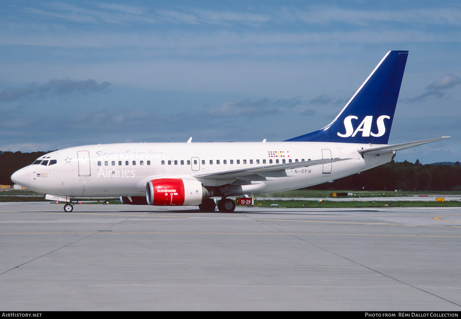 Aircraft Photo of LN-RPW | Boeing 737-683 | Scandinavian Airlines - SAS | AirHistory.net #807488