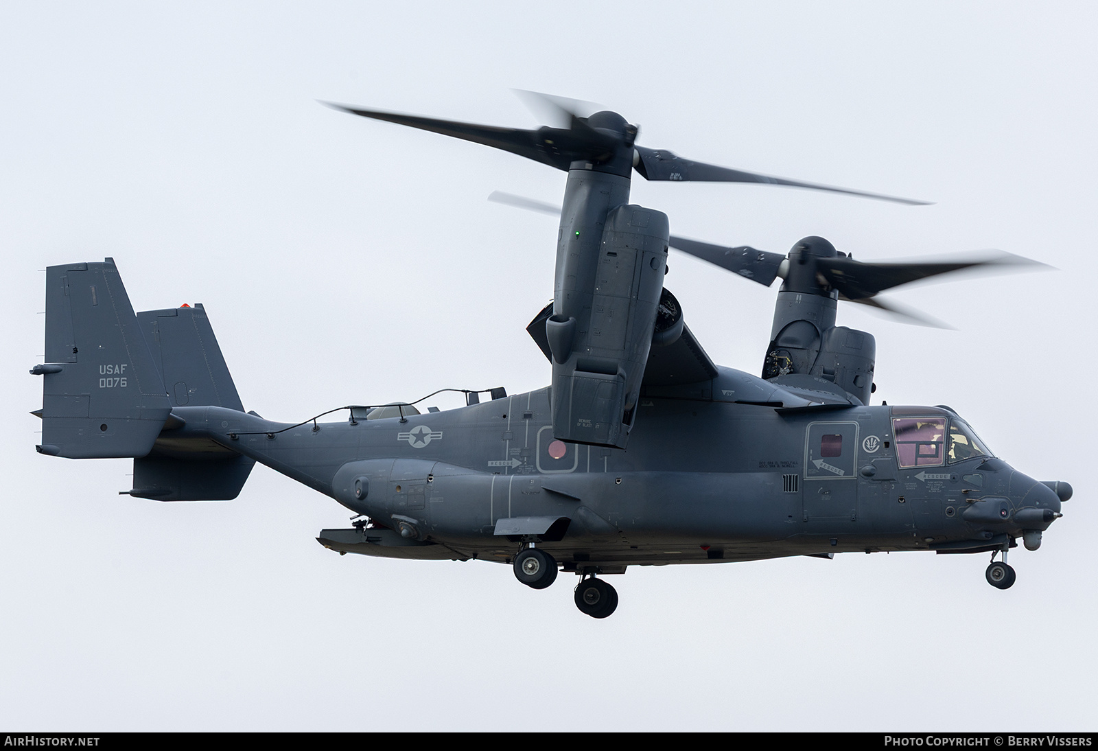 Aircraft Photo of 16-0076 / 0076 | Bell-Boeing CV-22B Osprey | USA - Air Force | AirHistory.net #807494