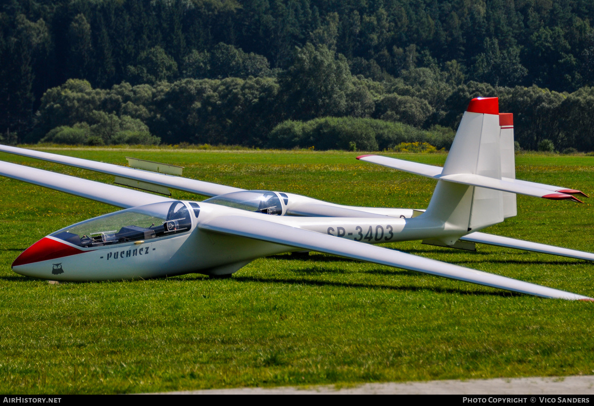 Aircraft Photo of SP-3403 | PZL-Bielsko SZD-50-3 Puchacz | AirHistory.net #807500