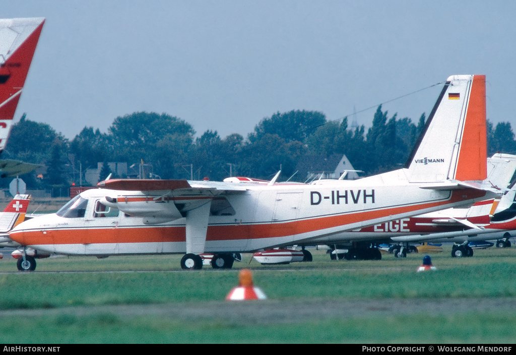 Aircraft Photo of D-IHVH | Britten-Norman BN-2A-2 Islander | Viessmann Climate Solutions | AirHistory.net #807539