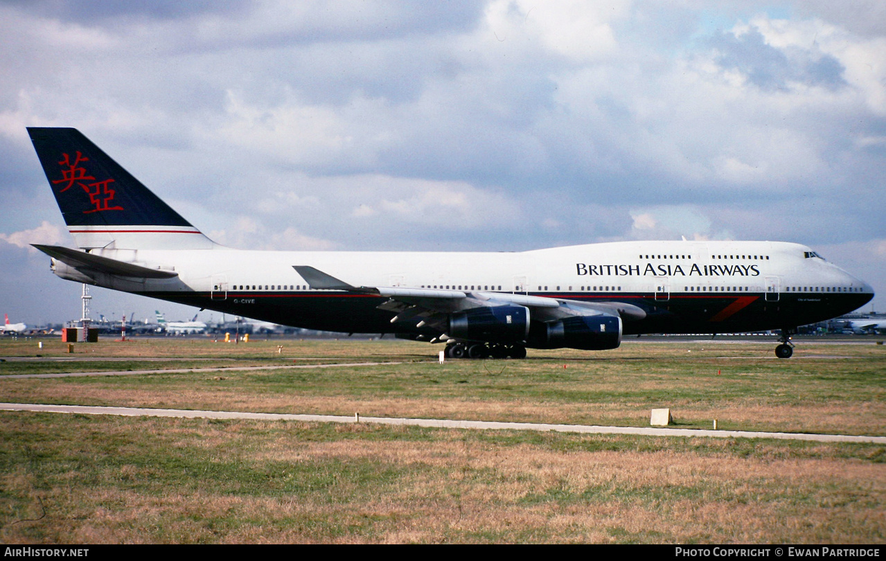 Aircraft Photo of G-CIVE | Boeing 747-436 | British Asia Airways | AirHistory.net #807554
