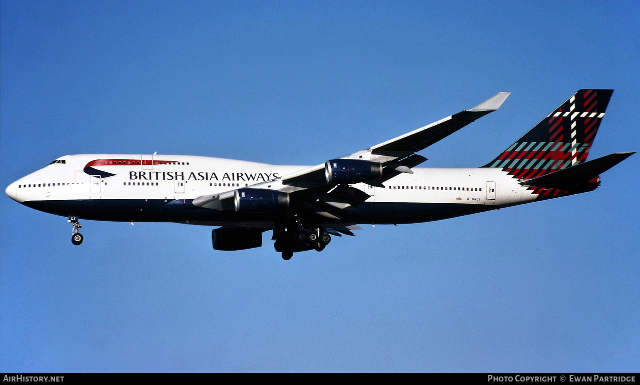Aircraft Photo of G-BNLI | Boeing 747-436 | British Asia Airways | AirHistory.net #807556