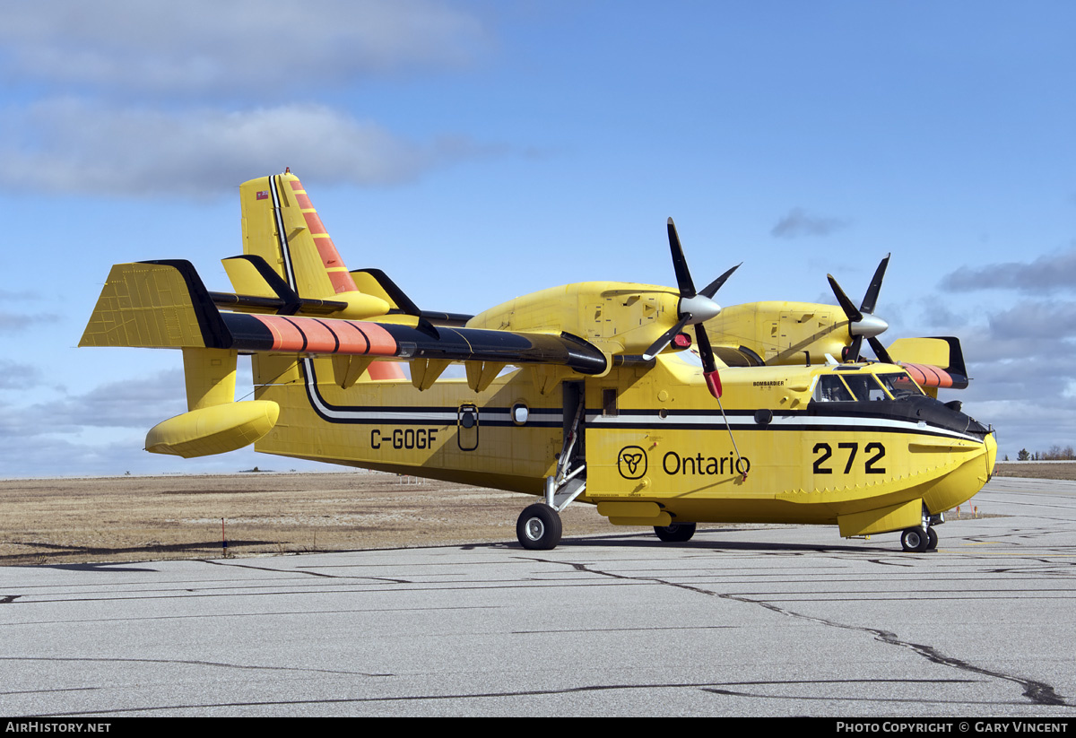 Aircraft Photo of C-GOGF | Bombardier CL-415 (CL-215-6B11) | Ontario Ministry of Natural Resources | AirHistory.net #807557
