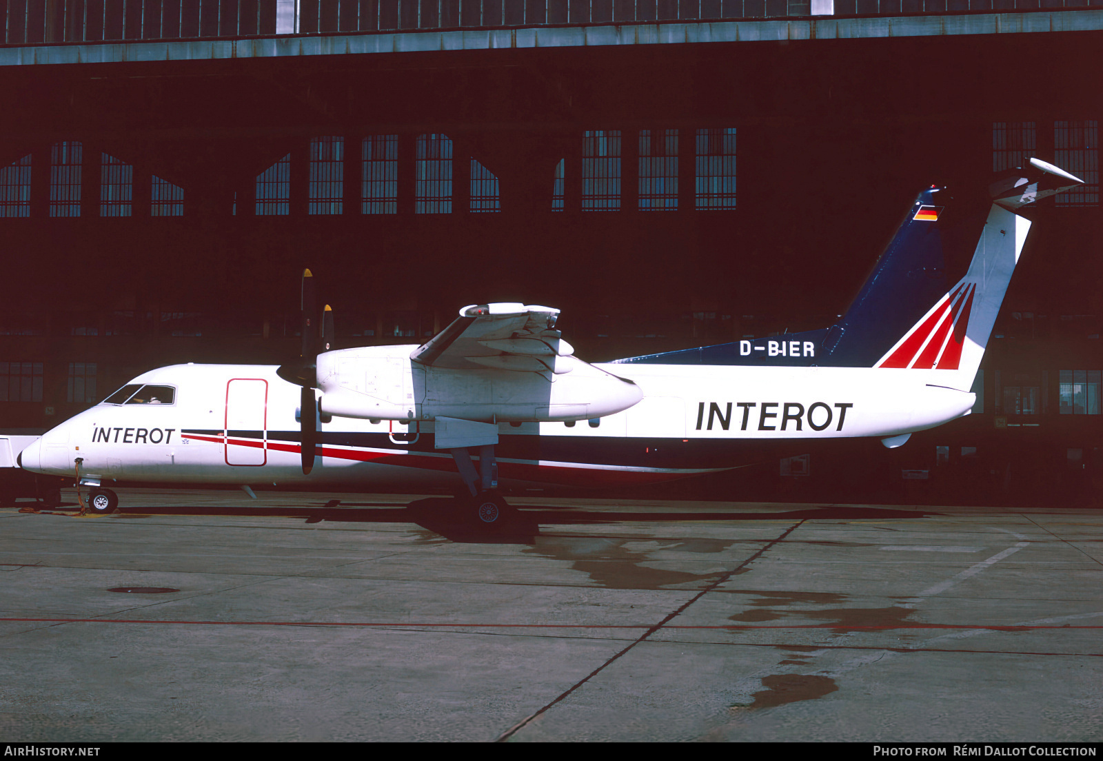 Aircraft Photo of D-BIER | De Havilland Canada DHC-8-103 Dash 8 | Interot Airways | AirHistory.net #807572